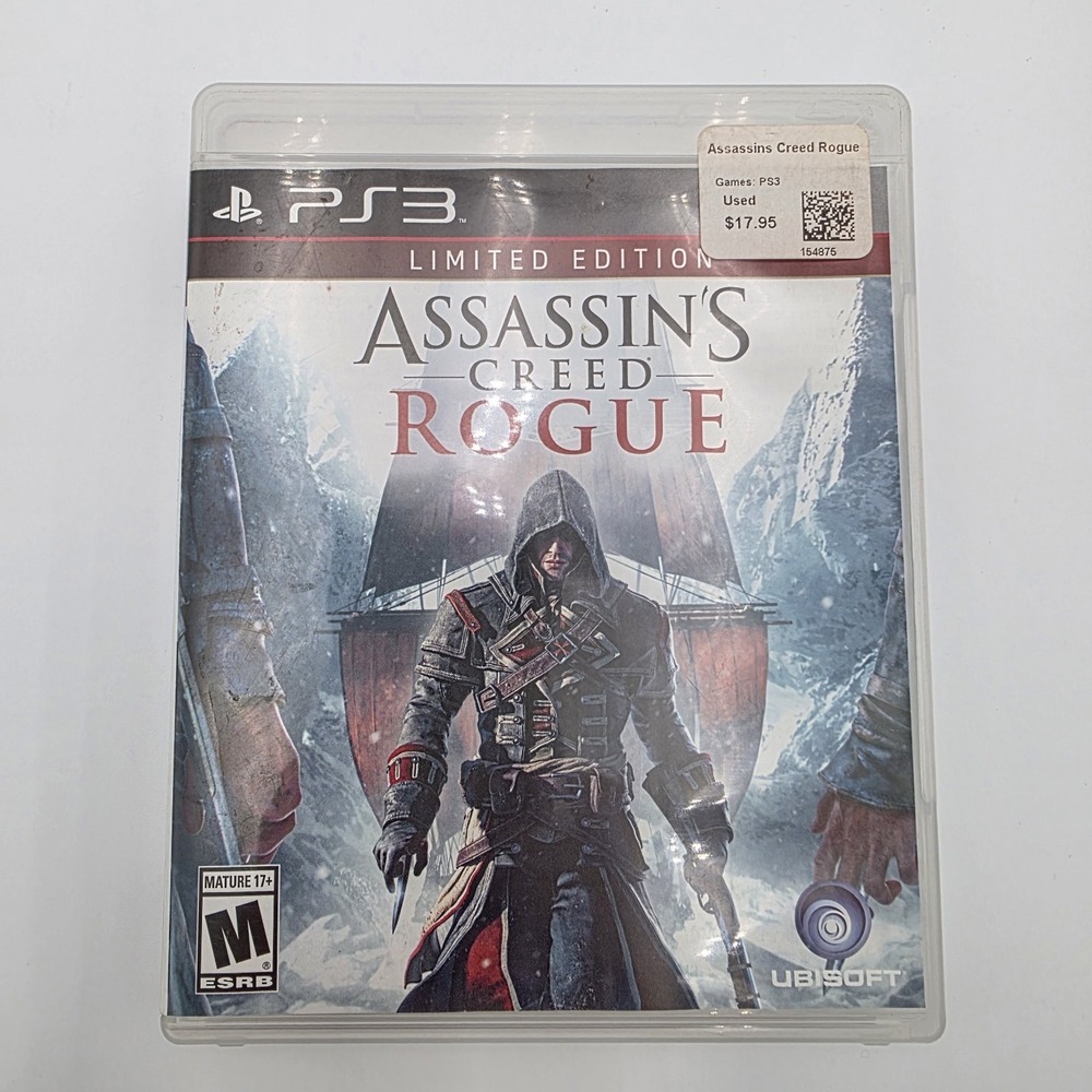 Assassin's Creed Rogue Limited Edition Sony PlayStation 3 PS3 Video Game Tested!